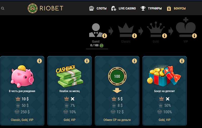 Статусы аккаунтов